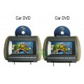 7 inch Headrest Car DVD player with FM Game(1 Pair)