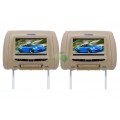 Car Headrest high definition 800*480 LCD Monitor(1 Pair)