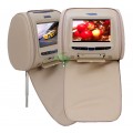 Games FM 7 inch Headrest Car DVD Player and Protective Screen Cover(1 Pair)
